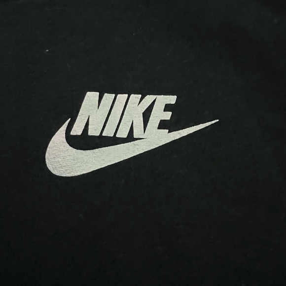 Nike Black Long Sleeve mock turtleneck flare, peplum top. Youth large. - Picture 4 of 5